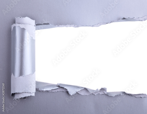 Ripped Paper - Much Space For Own Text