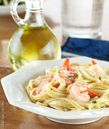 Tasty Shrimp Fettuccine Alfredo