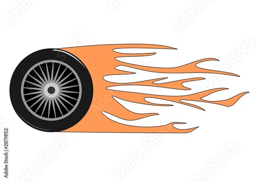 Burning wheels