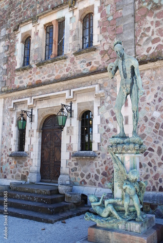 Entrée principale du chateau de Mandelieu- La Napoule
