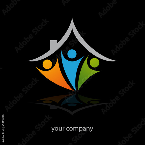 logo entreprise, association, famille