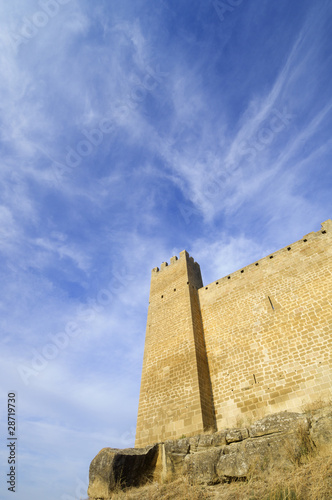 Sadaba castle in Saragossa, Spain photo