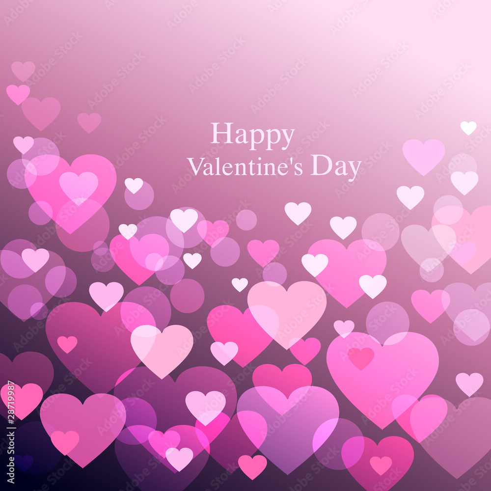 Vector valentine background with heart