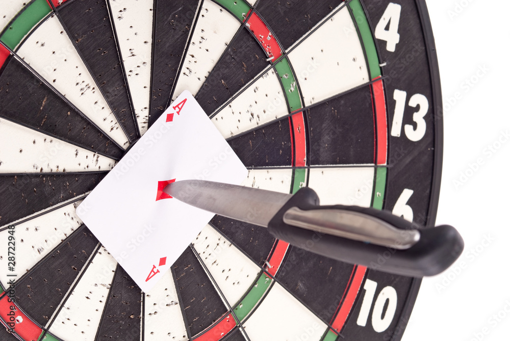Ace of Diamonds Bulls Eye Target Ace of Diamonds Bulls Eye Target