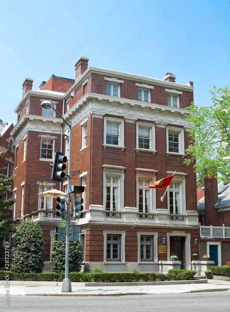 Obraz premium Montenegrin Embassy, Italian Renaissance Revival, Washington DC