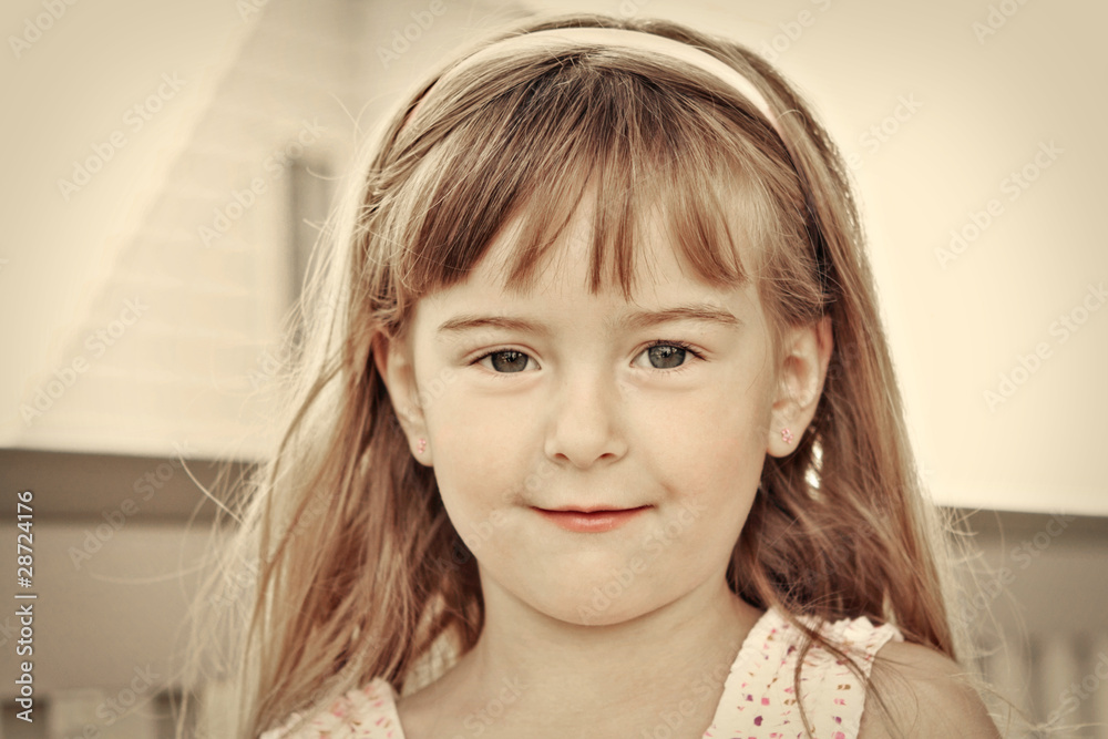 Portrait of a Little Girl Portrait of a Little Girl
