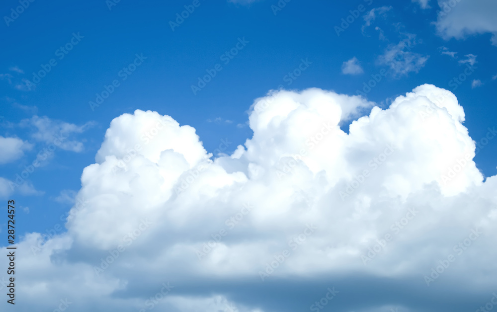 Blue sky and clouds Blue sky and clouds