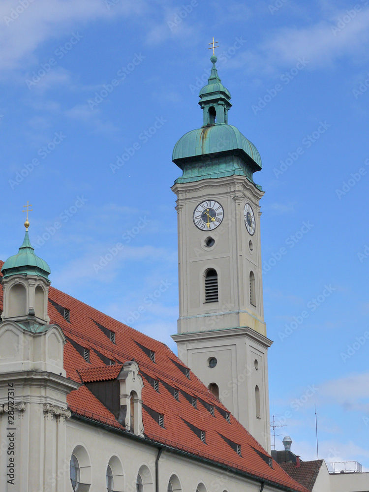 Obraz premium Heilig-Geist-Kirche in München