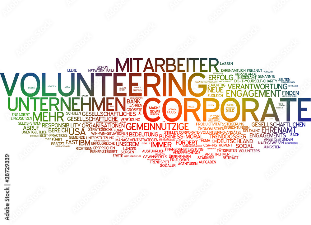 Corporate Volunteering StockIllustration Adobe Stock