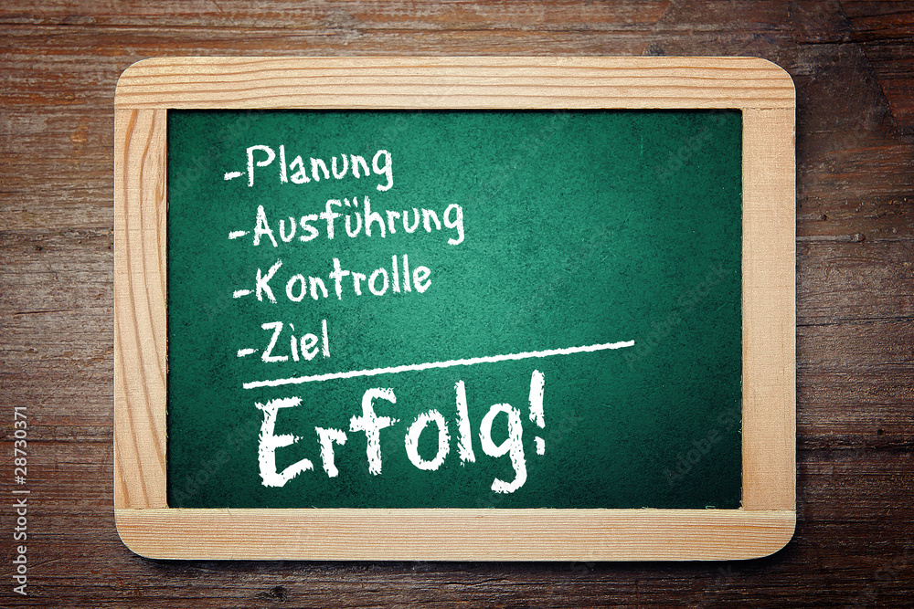 Fototapeta premium Erfolg