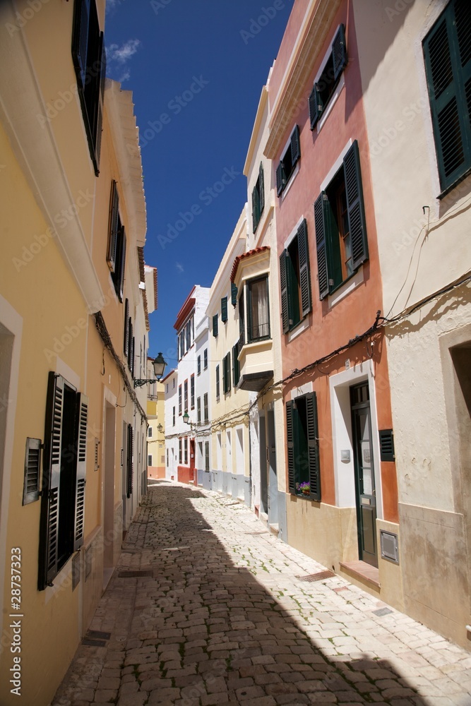 paved street at Ciutadella