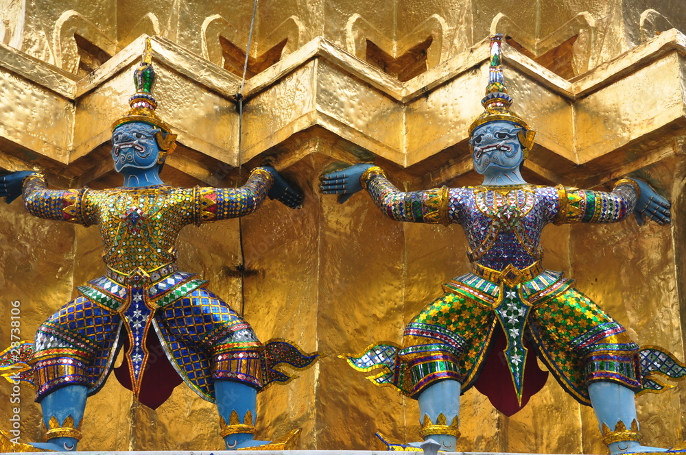 Thailand sightseeing: Royal temple and palace complex Bangkok