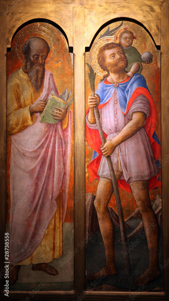 Obraz premium St. Mark and St. Christopher