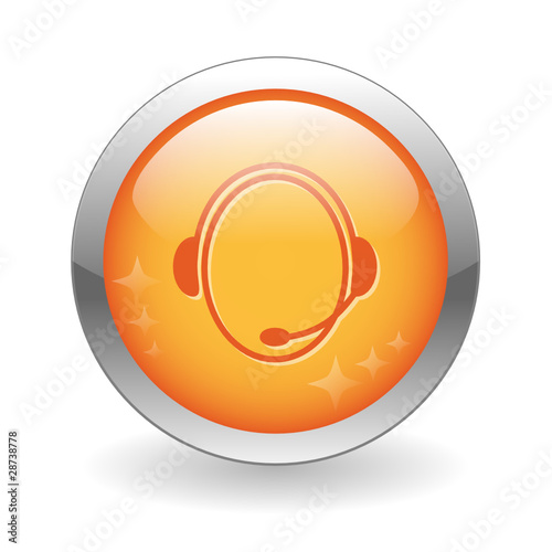 CUSTOMER SERVICE Button (contact call us hotline tech support)