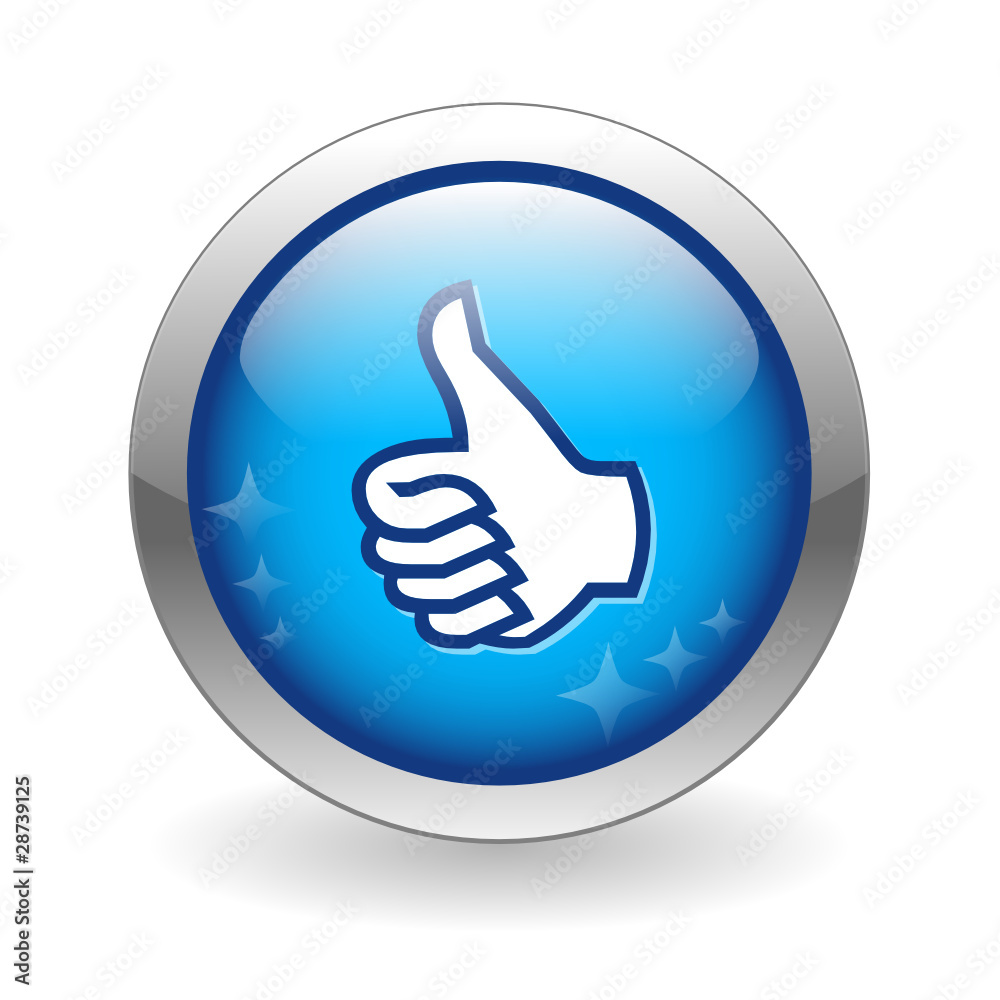 THUMBS UP Web Button (customer satisfaction like vote ok yes go) THUMBS UP Web Button (customer satisfaction like vote ok yes go)