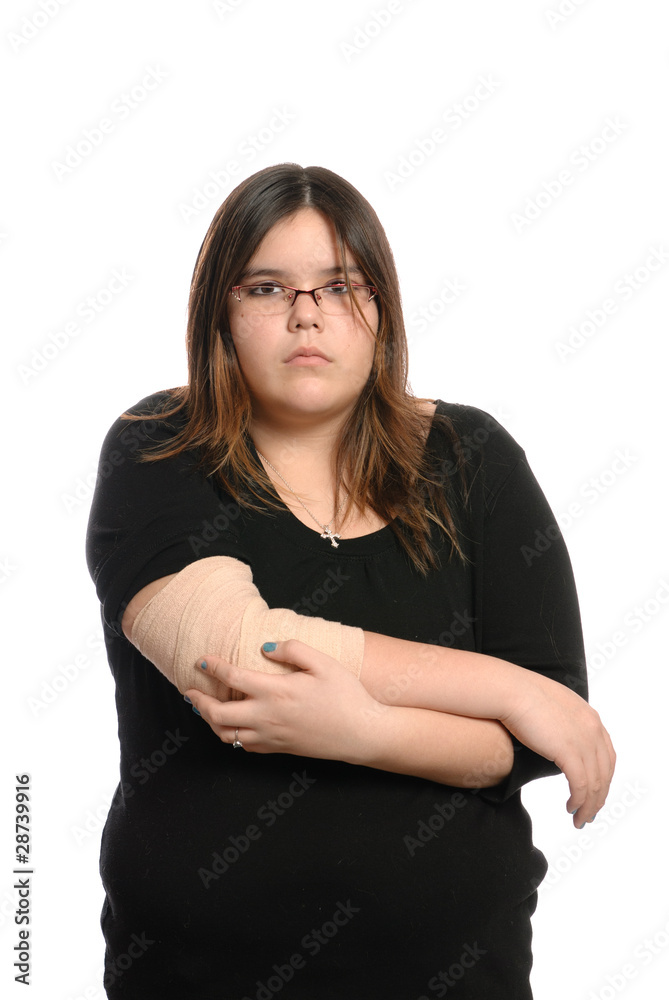 Injured Elbow Girl Injured Elbow Girl