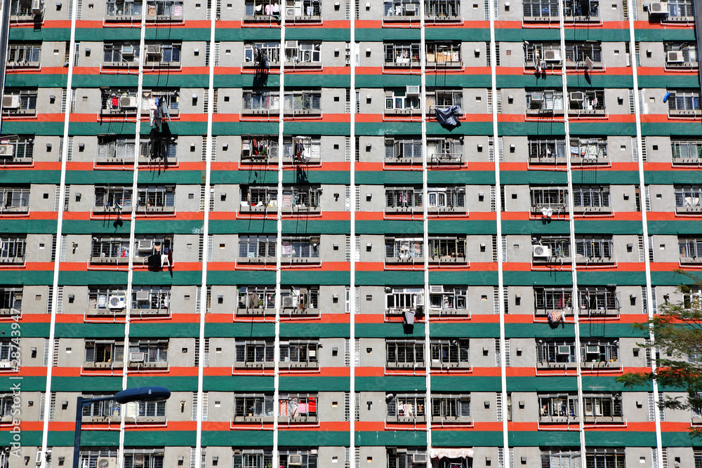 Hong Kong public housing apartment block Hong Kong public housing apartment block