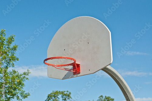 Wallpaper Mural Outdoor Basketball Hoop with no Net Torontodigital.ca