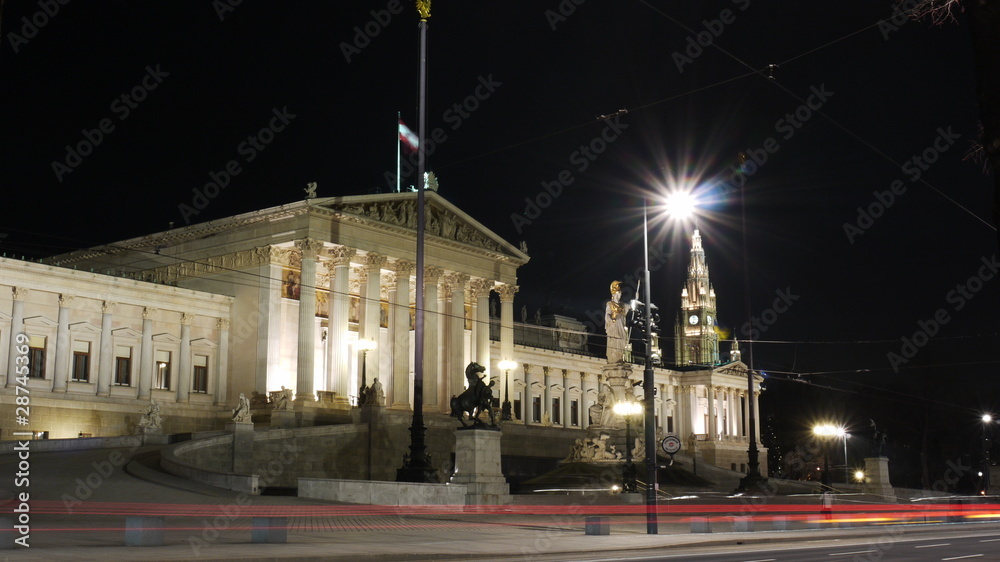 Naklejka premium Parlament Wien