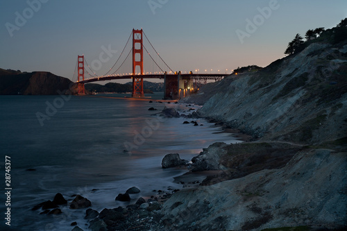 Golden Gate Bridge at dawn - San Francisco © eijiuedaphoto