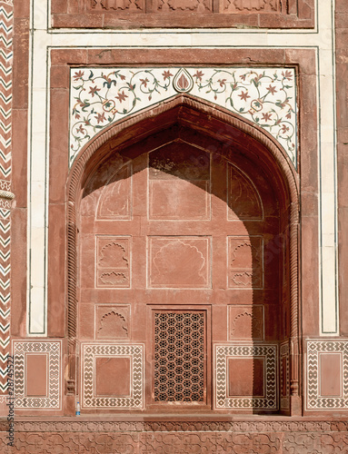 Asia India Uttar Pradesh Agra White marble Taj Mahal photo