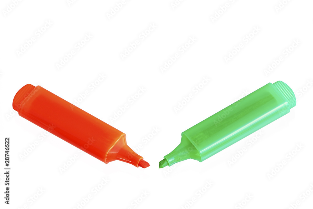 Two highlighters Two highlighters