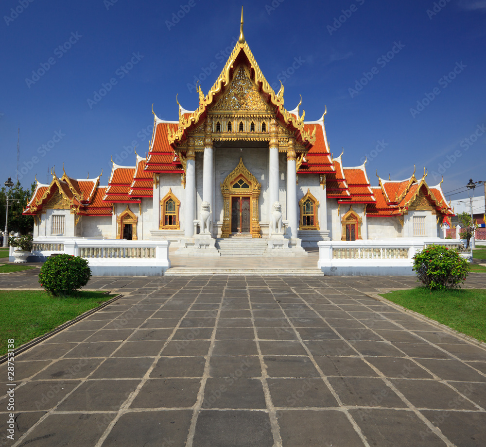 The Marble Temple (Wat Benchamabophit ), Bangkok, Thailand The Marble Temple (Wat Benchamabophit ), Bangkok, Thailand