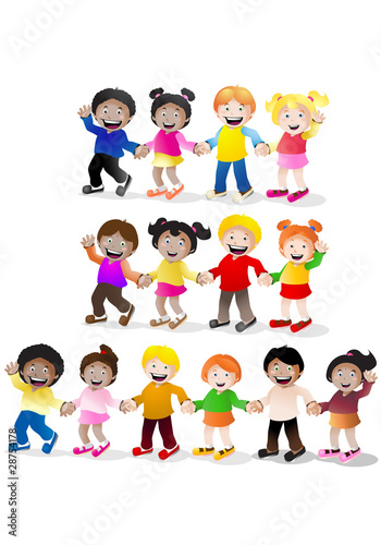 various kids