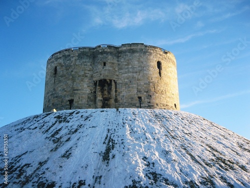 Cliffords tower in York, England. photo