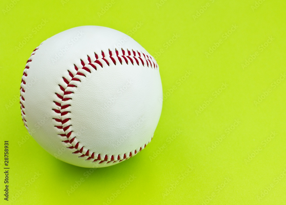 Isolated baseball Isolated baseball