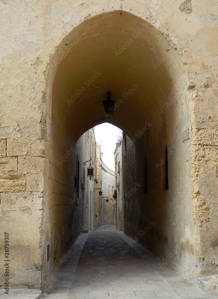 Old passage in Mdina