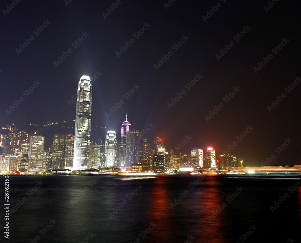 Fototapeta premium Hong Kong night view