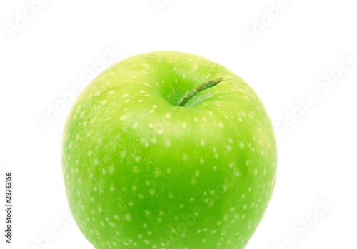 green apple isolated on white