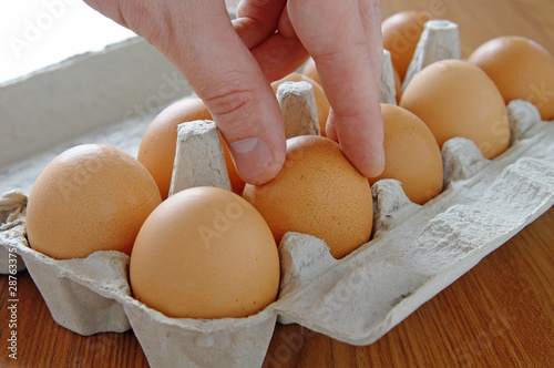 Eggs in the box