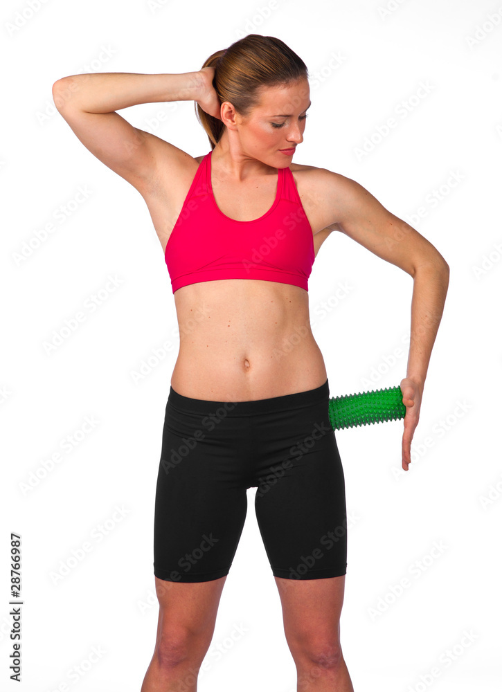 young woman exercise young woman exercise