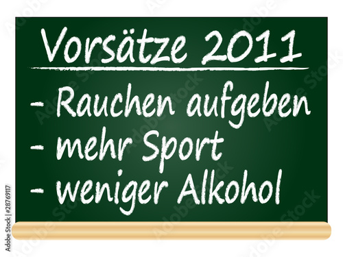 Gute Vorsätze 2011
