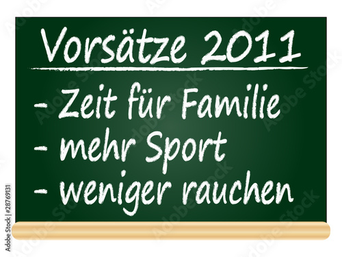 Vorsätze 2011