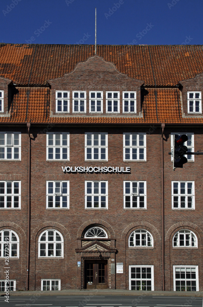 Fototapeta premium VHS-Gebäude in Cuxhaven