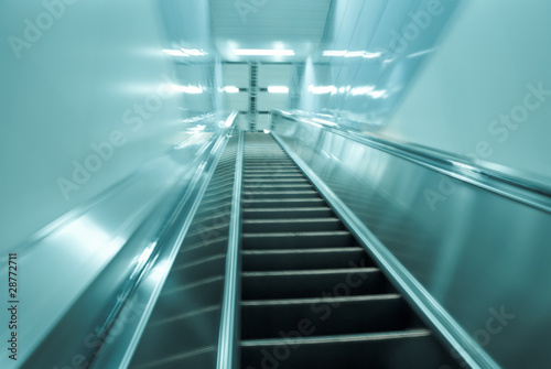 moving escalator