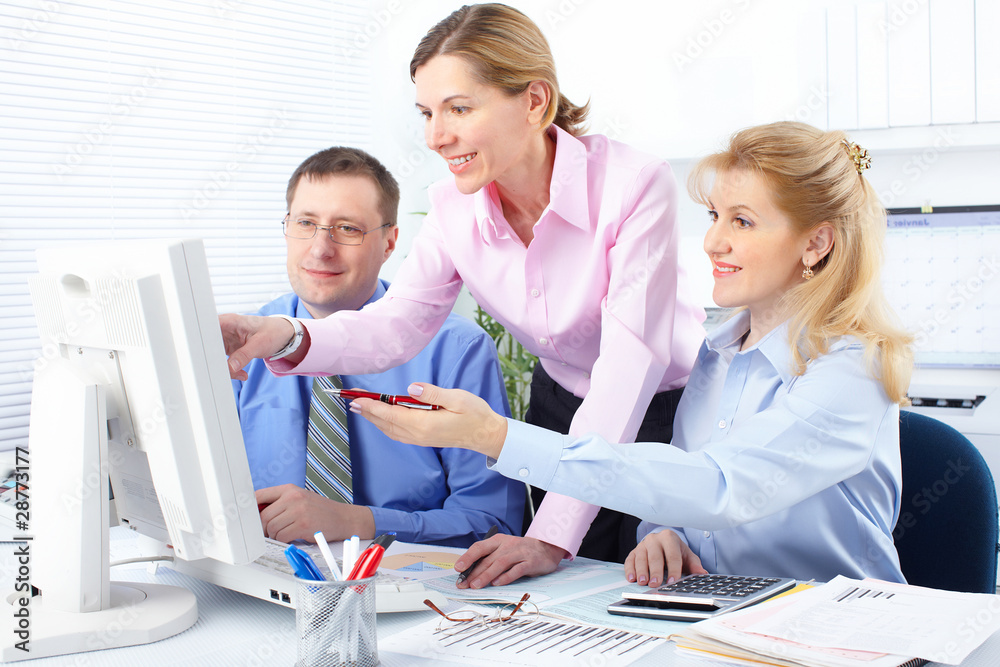 Fototapeta premium Business people team