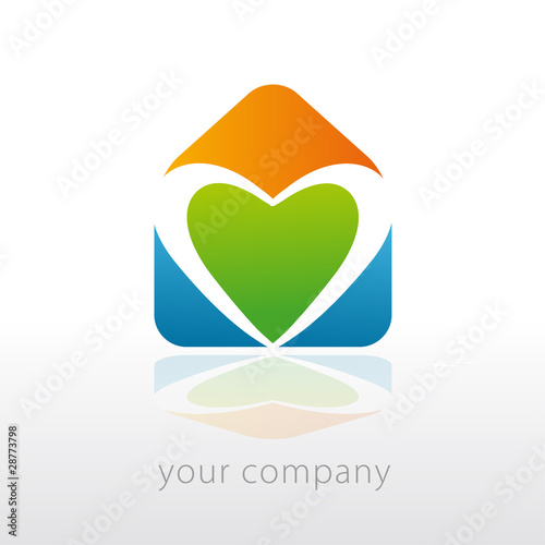 logo entreprise, habitat, association