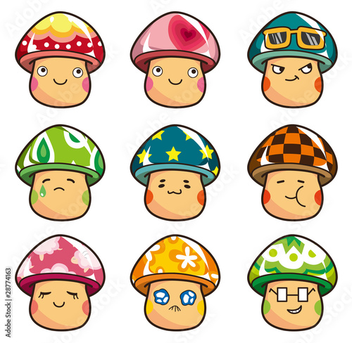 cartoon Mushrooms icon
