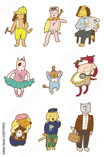 cartoon dog family