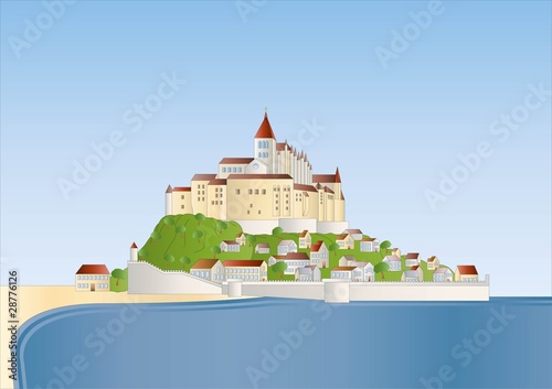 Mont St Michel ( background on separate layer )