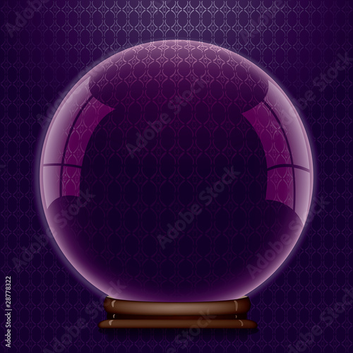 Crystal globe template for your products/service. Illustrator 10