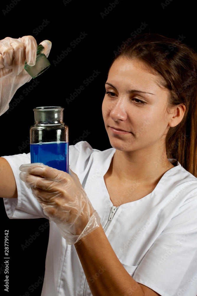 Lab worker