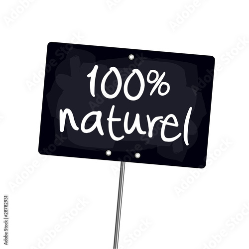 Ardoise "100% naturel"