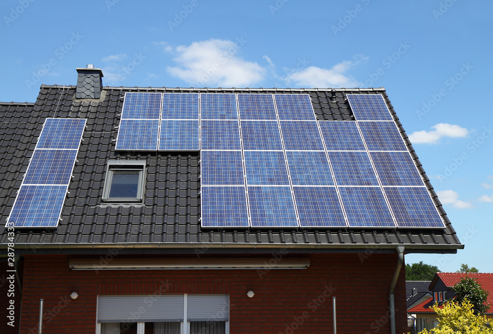 Naklejka premium Solardach