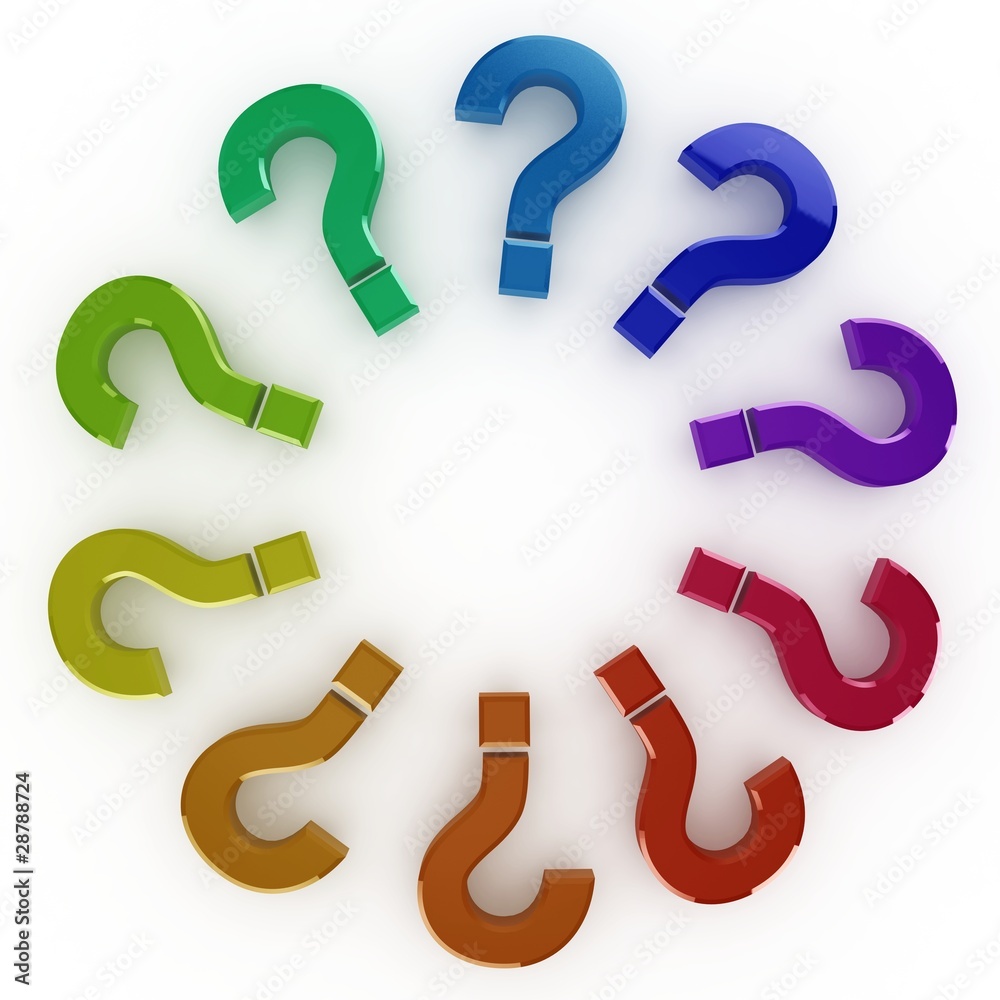 3d question mark circle 3d question mark circle