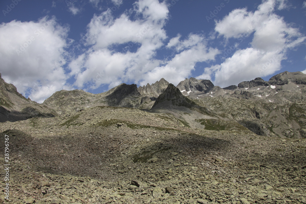 Site of the collar of fenestre, and step of the adre,  France